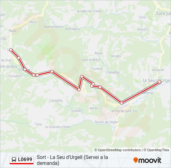 L0699 Bus Line Map