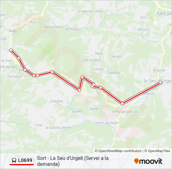 L0699 Bus Line Map
