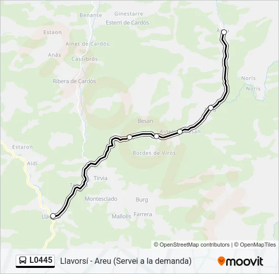 L0445 Bus Line Map