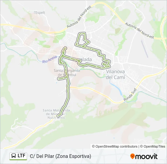 LTF Bus Line Map
