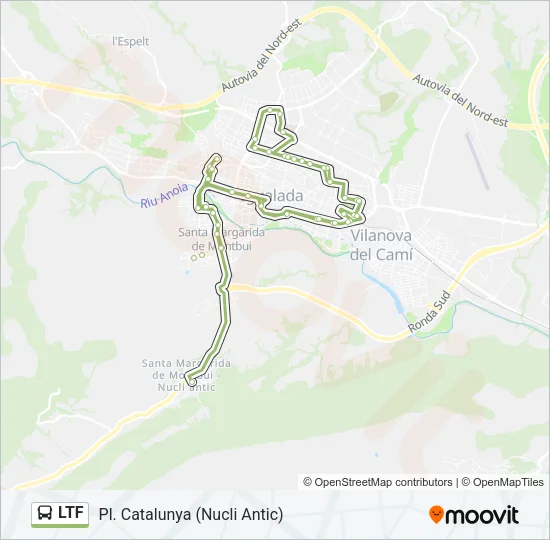 LTF Bus Line Map