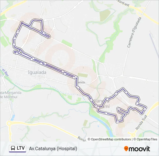 LTV Bus Line Map