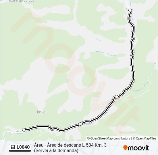 Mapa de L0040 de 