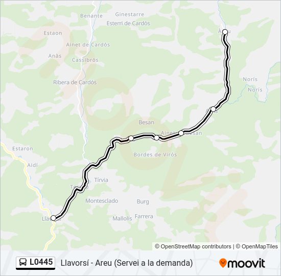 Mapa de L0445 de 