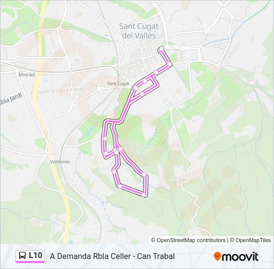 L10 Bus Line Map
