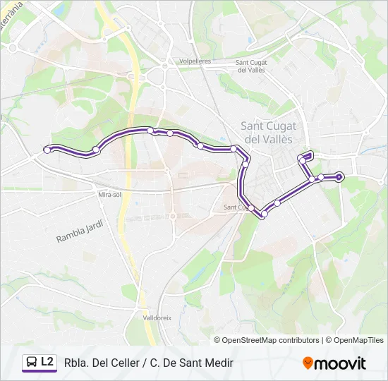L2 Bus Line Map