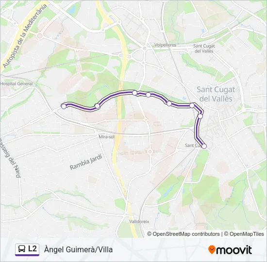 L2 Bus Line Map