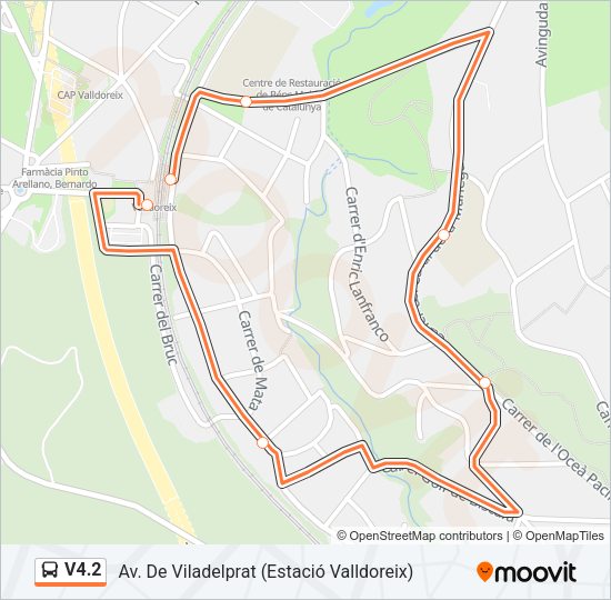 V4.2 Bus Line Map