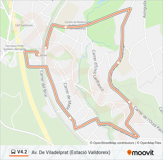 V4.2 Bus Line Map