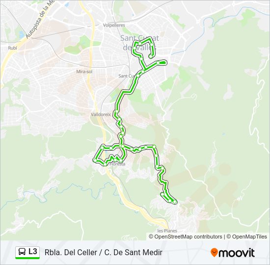 L3 Bus Line Map