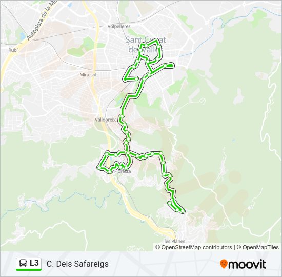 L3 Bus Line Map