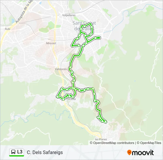 L3 Bus Line Map