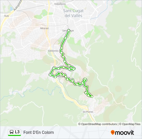 L3 Bus Line Map