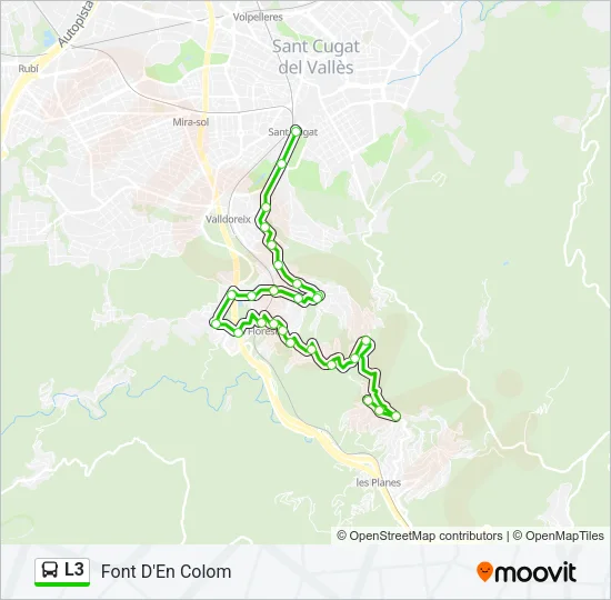 L3 Bus Line Map