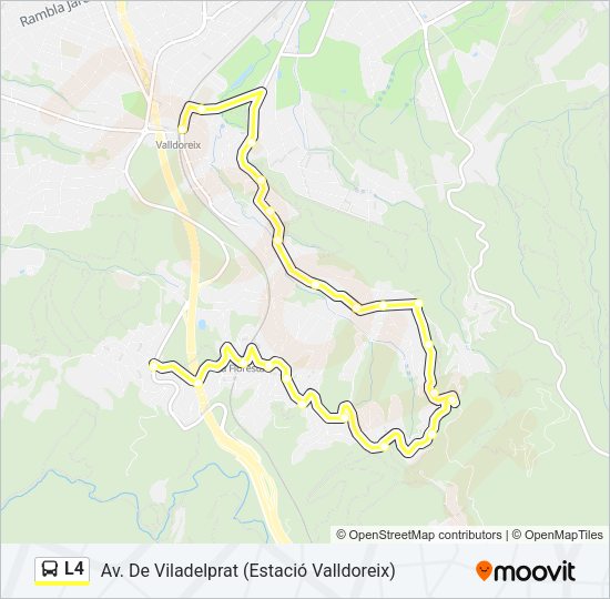 L4 Bus Line Map