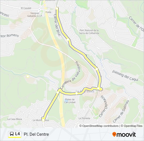 L4 Bus Line Map