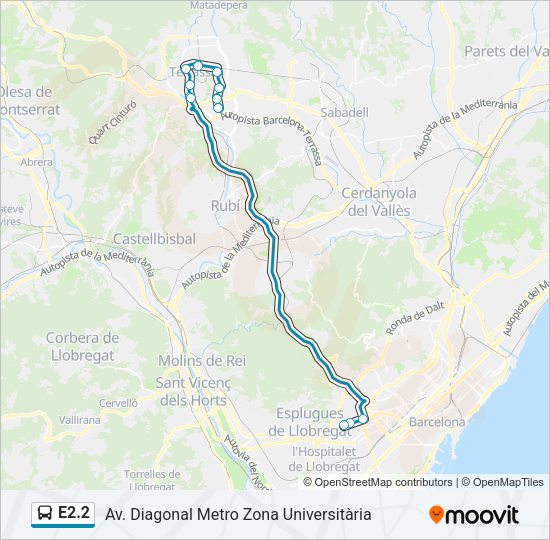 E2.2 Bus Line Map