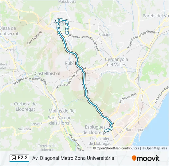 E2.2 Bus Line Map