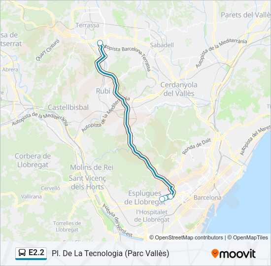 E2.2 Bus Line Map