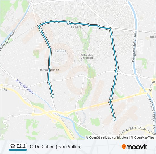 E2.2 Bus Line Map