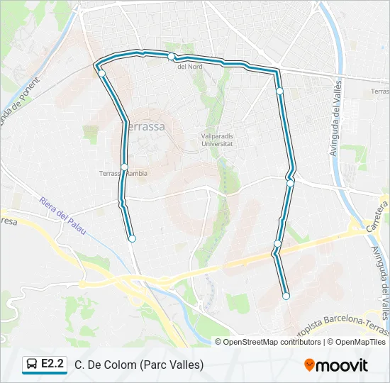 E2.2 Bus Line Map