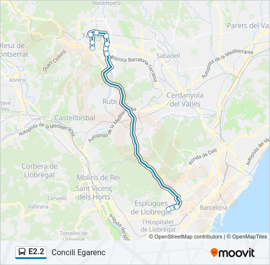 E2.2 Bus Line Map