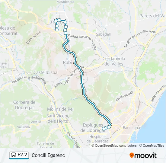 E2.2 Bus Line Map