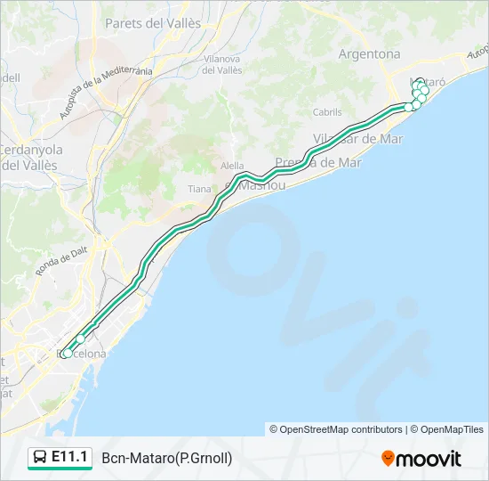 E11.1 Bus Line Map