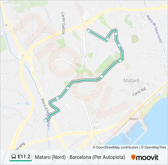 E11.2 Bus Line Map