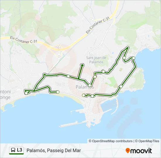 L3 Bus Line Map