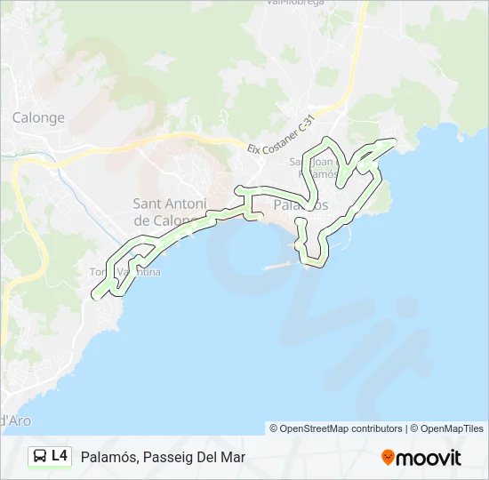 L4 Bus Line Map