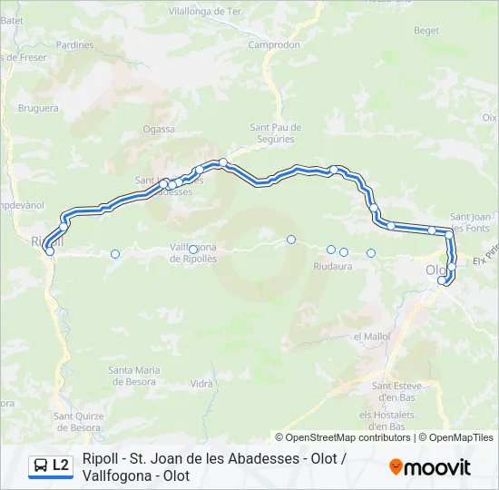 L2 Bus Line Map