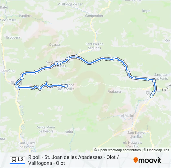 L2 Bus Line Map