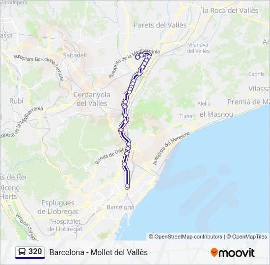 320  Line Map