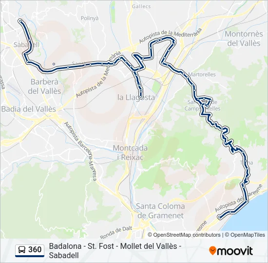 360  Line Map