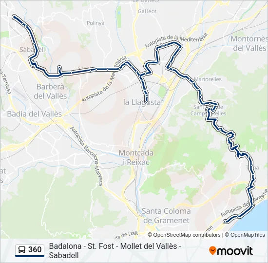 360  Line Map