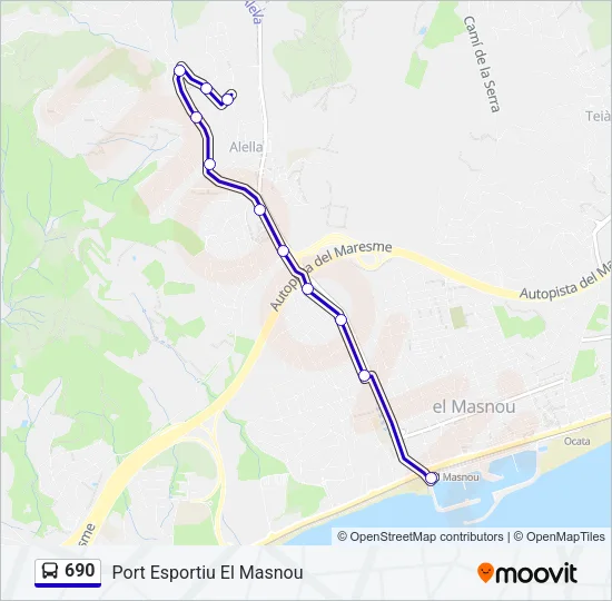 690  Line Map