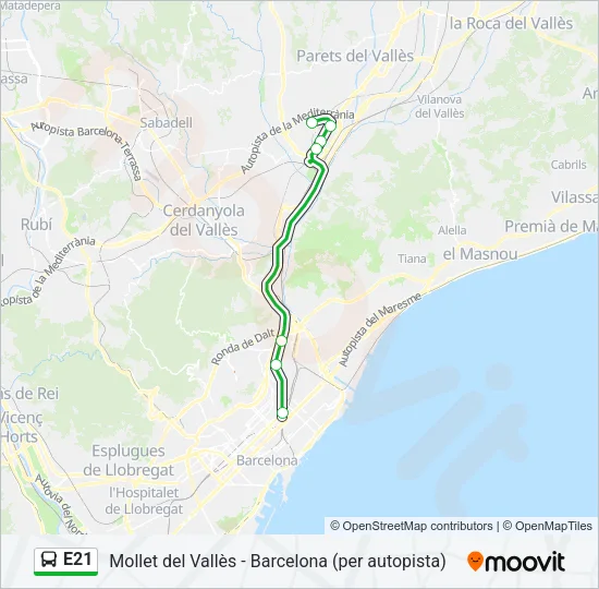 E21  Line Map