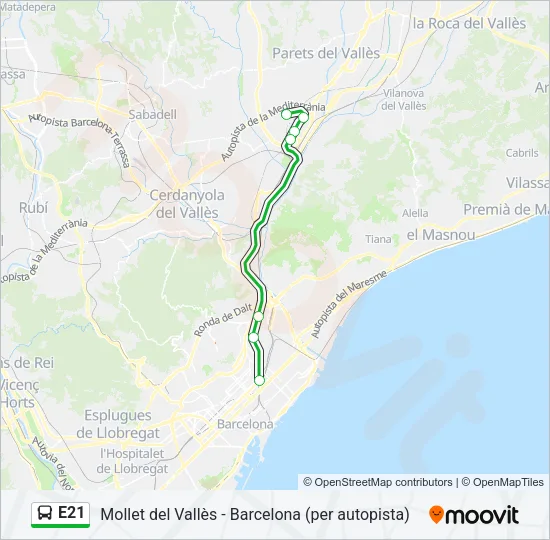 E21  Line Map