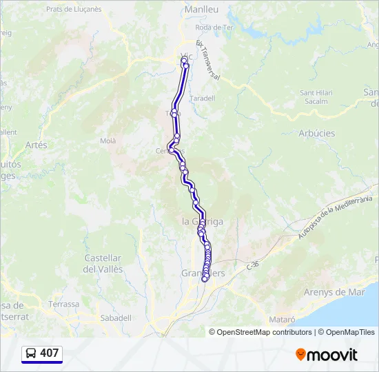 407  Line Map