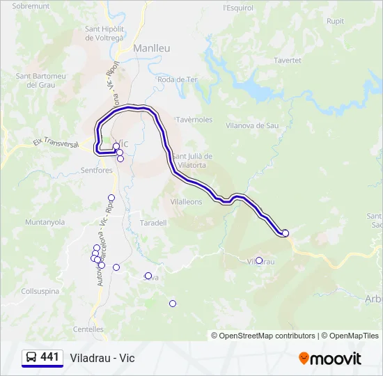 441  Line Map