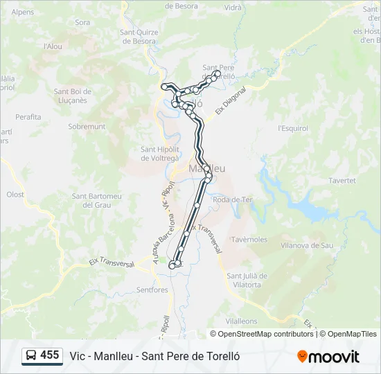 455  Line Map