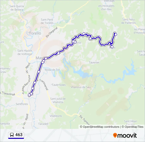 463  Line Map