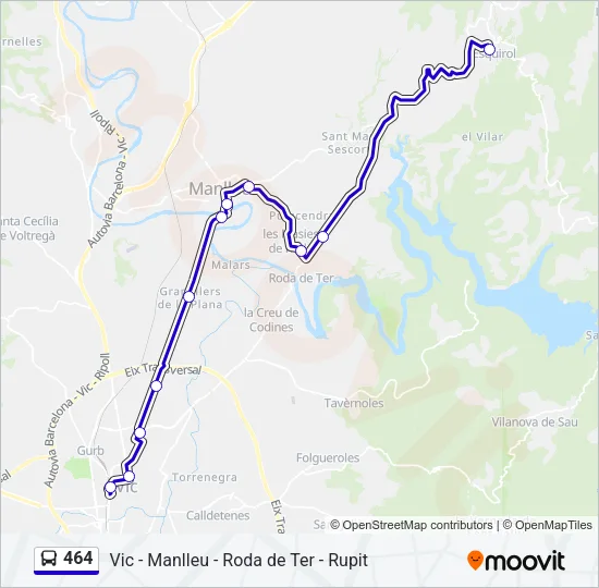 464  Line Map