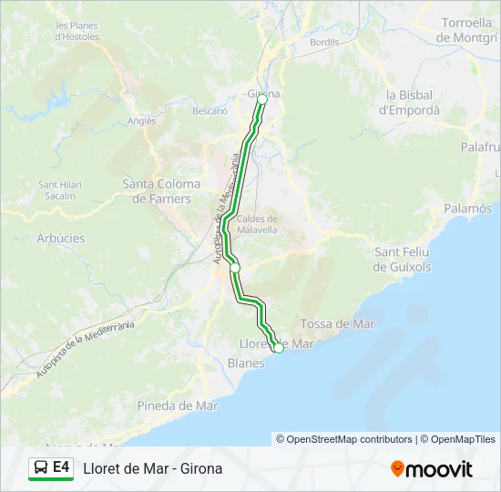E4  Line Map