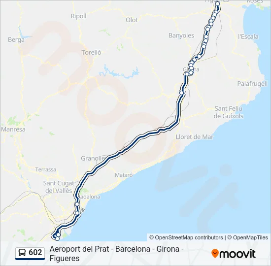 602 Bus Line Map