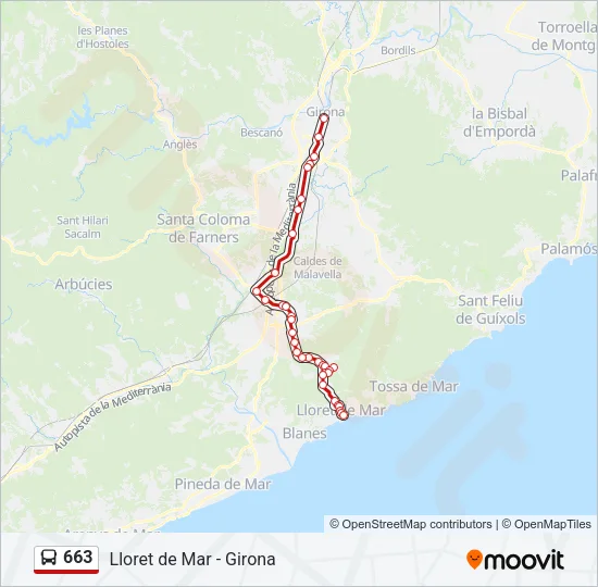 663  Line Map
