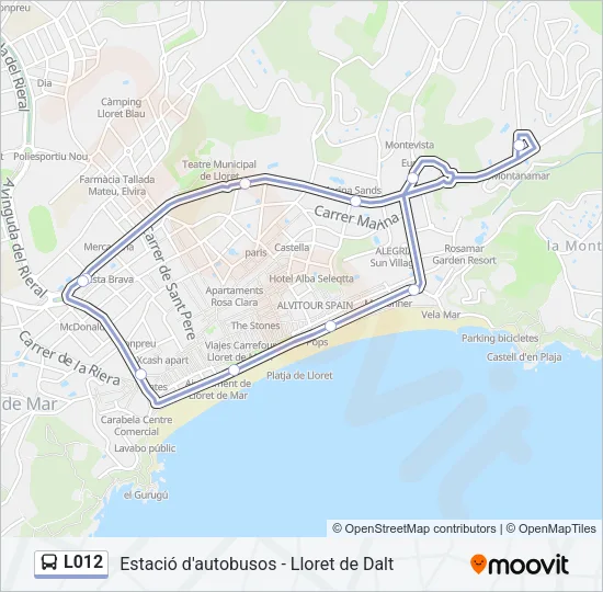 L012  Line Map