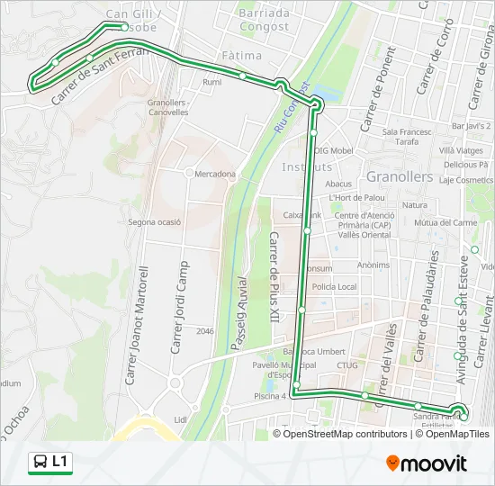 L1  Line Map