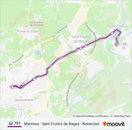 751  Line Map